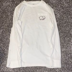 Small white and purple ivory Ella shirt